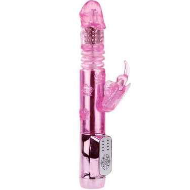 Vibratore Rabbit Rosa Ricaricabile con 12 Vibrazioni e Rotazioni